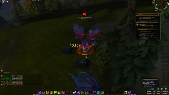 World Quest Drakestalker WOW Legion HD 1080p 60FPS смотреть онлайн