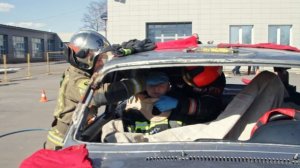 Соревнования по аварийно-спасательным работам при ликвидации последствий ДТП
