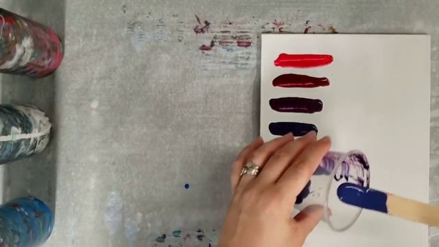 Paint Color Mixing - Maroon and Purple смотреть онлайн