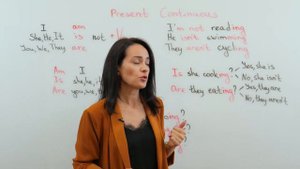 Вопросительные и отрицательные предложения в Present Continuous | Настоящее длительное время