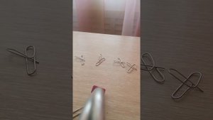 Первый DIY закладка из скрепки