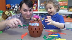 Игра Веселый Хитрый пират! Lets play Pop-up Pirate Tomy Toys