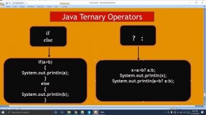 #15 Java Ternary Operator