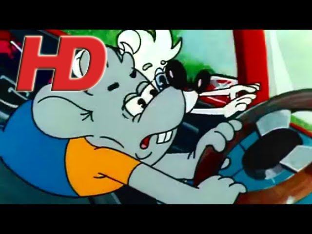 Автомобиль кота Леопольда в HD качестве (1987). Советский мультфильм ⭐ | Золотая коллекция