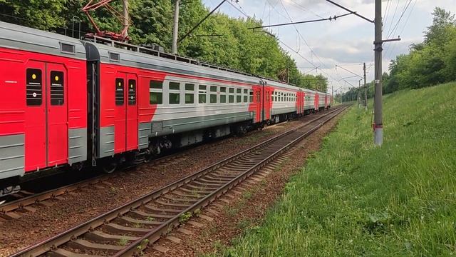 Электропоезд ЭД4М-0063 на станции: Чертаново! смотреть онлайн