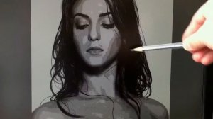 Как нарисовать портрет не имея навыка рисования. Часть 2 - подготовка к объему