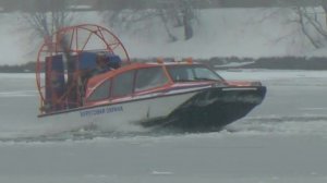 Аэроглиссер ВЕТЕРОК М зима тонкий лед