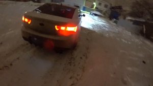 KIA CERATO KOUP I ПАУК 4-2-1 + КАСТОМ ВЫХЛОП I РАСПОРКА СТОЕК ELEMENTO