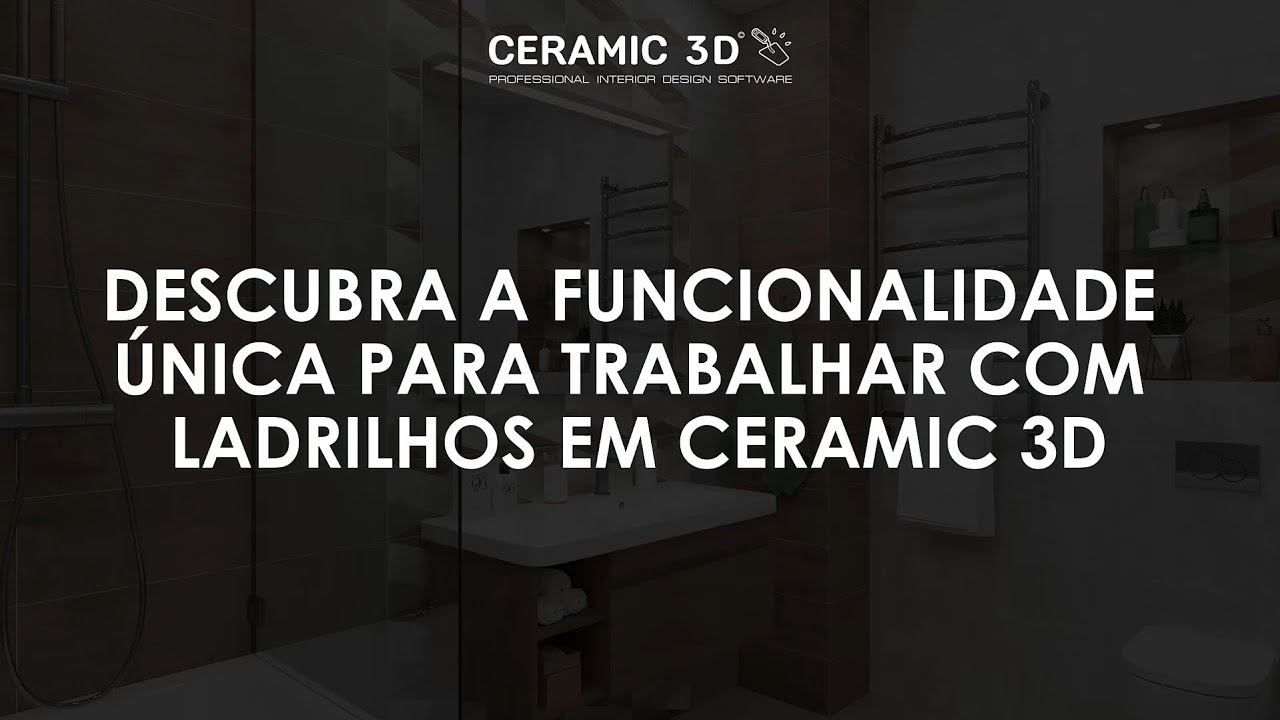 Descubra a funcionalidade única para trabalhar com ladrilhos em Ceramic 3D