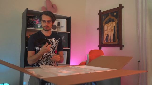 Samsung Odyssey G7 распаковка, обзор и опыт эксплуатации, лучший игровой монитор 2021? смотреть онлайн