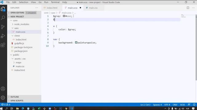 HTML & CSS SESSION 4 - Gulp & SCSS смотреть онлайн