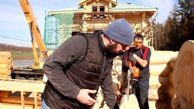 Деревянная рубленая беседка, большая 12х20. Беседка из рубленого бревна архангельской сосны.