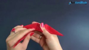 Как из бумаги сделать красного дракона