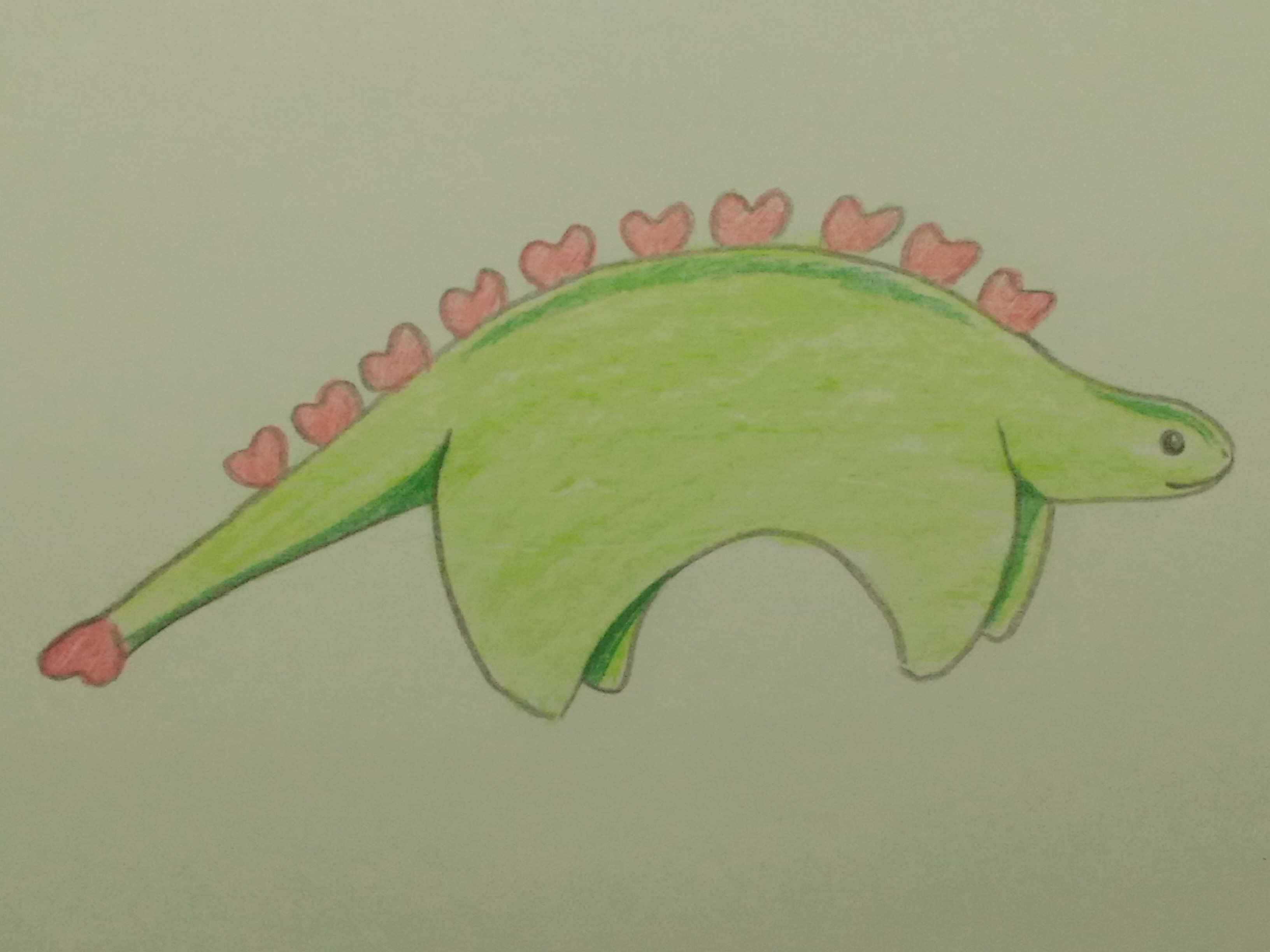 Динозавр рисунок для детей легкий милый