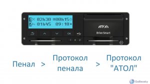 RS232  Интеграция с тахографом Атол Drive 5 и Smart  Подключение и настройка