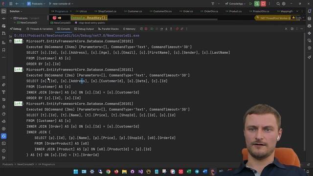 .NET 7 EF Include vs. Projection vs. AutoMapper querying