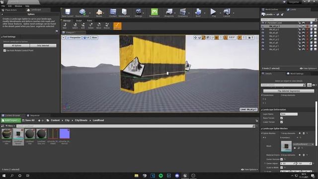 How to use SPLINES to CREATE ROADS in Unreal Engine смотреть онлайн