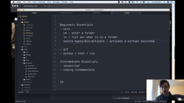 Web Dev 101: Using Terminal / Getting Started смотреть онлайн
