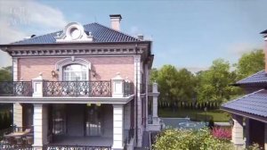 Проект загородного дома в английском стиле (Видео обзор)
