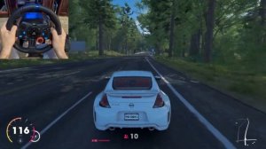 Nissan 370Z - The Crew 2 | Logitech g29 steering wheel gameplay