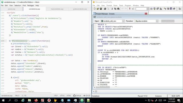 A la web con Fox - Conectando a Firebird con Ajax y JSON смотреть онлайн