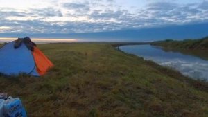 В поисках судака.Рыбалка на реке Нура с ночевкой.