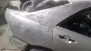 Кузовной ремонт тойота альтеза (toyota altezza) часть 1