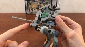 LEGO STAR WARS: Шагоход разведчик клонов ОБЗОР 75261