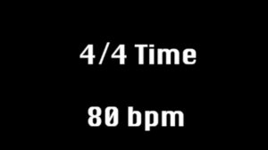 4/4 Metronome - 80 bpm
