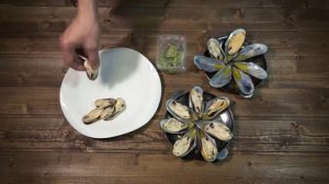 Мидии киви, запеченные под сыром. Пошаговая инструкция. Maneken Food Constructor.