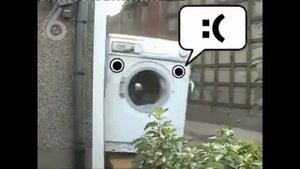 Стиральная машинка vs кирпич