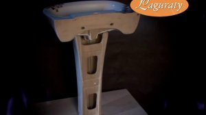 Раковина-тюльпан Laguraty 311 Marble mosaic