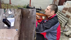 Стрельба по спичкам на 35м.