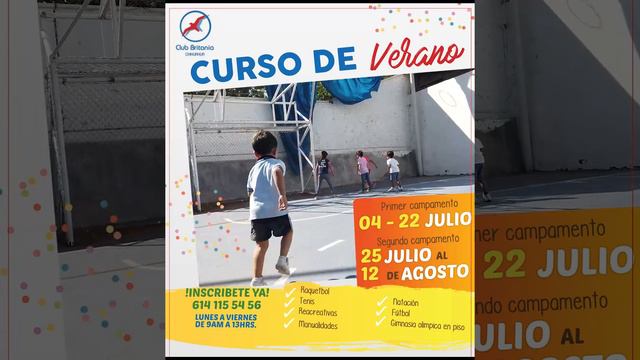 No te pierdas el Curso de Verano del Club Britania