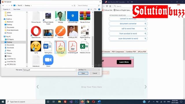 Free Online PDF to Word File Converter || Free Mei Pdf File ko Word File Mei Kaise Convert Karen смотреть онлайн