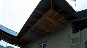 МПС Алматы. Дом из саманных блоков. Участок Ораза. 09.01.2017.