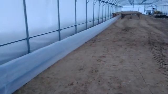 Воздушное отопление теплицы теплогенератором ФОРТ смотреть онлайн