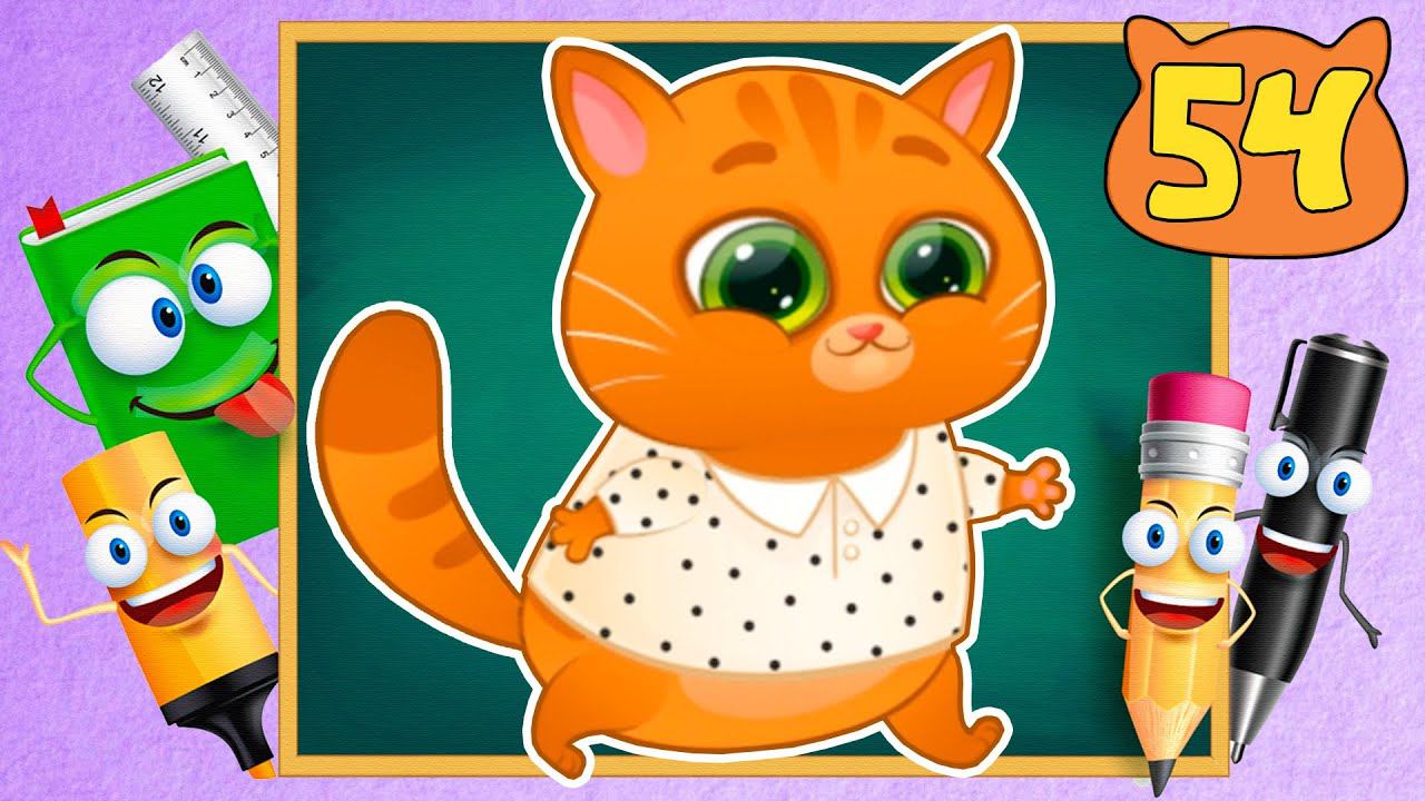 Суровый КОТИК БУБУ №54. Школьный день. Мультик ИГРА про котят на канале Хвостик ТВ смотреть онлайн