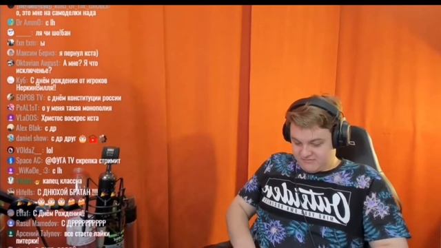 День рождения Пятерки | Подарок от неркина |нарезка со стрима фага тв смотреть онлайн