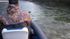 Протока реки Китой,выше устья реки Китой-Кин.