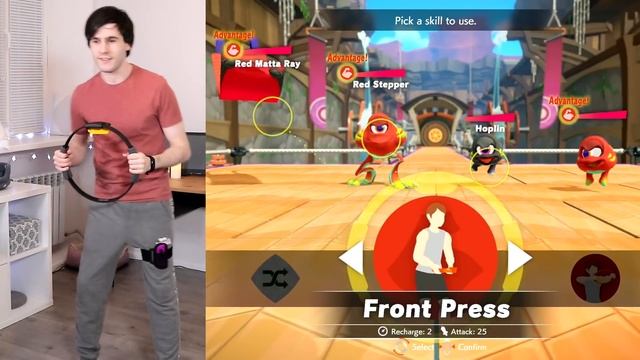 СТАНЬ КАЧКОМ с Nintendo Switch, Ring Fit Adventure на Нинтендо Свитч + ВЕБКА смотреть онлайн