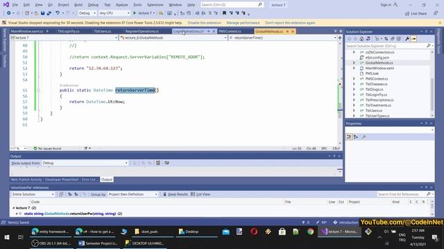C# Programming (Intermediate) - Lecture 7: Salted Hash with GUID, Login System Design & Implement
