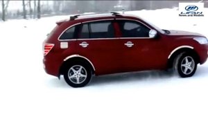 Lifan X60 SUV (Лифан Х60 СУВ) бездорожье гололед зима на снегу