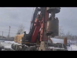 Как быстро рыть колодцы! How to dig wells quickly! The diesel giant. Дизельный гигант.