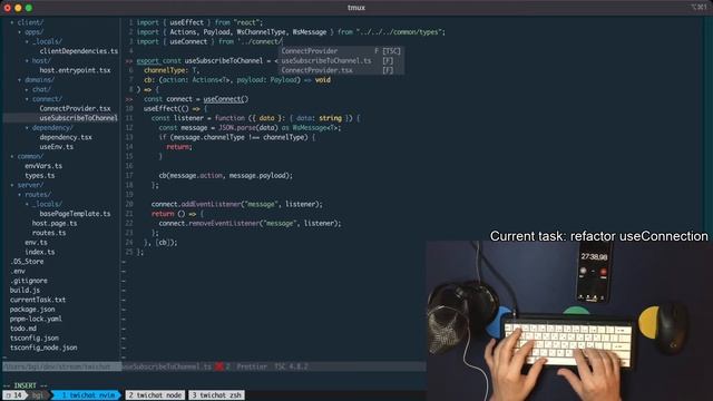 ASMR Coding | Twichat ep.3 | Typescript Node React смотреть онлайн