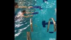 Упражнения на воде для способа "кроль" на груди. Урок#2