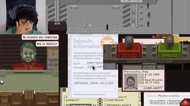 MY BOY SERGIU!!|papers please| (part 13) смотреть онлайн