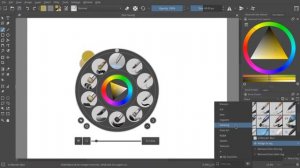 Krita - Настройка палитры кистей