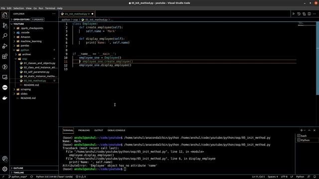 05 OOP with Python - Init Method