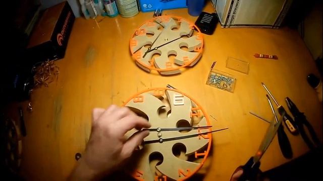 Часы Муладхара, Свадхистана, Манипура и Анахата из плашек бульбулятра А.А.Тюрина.